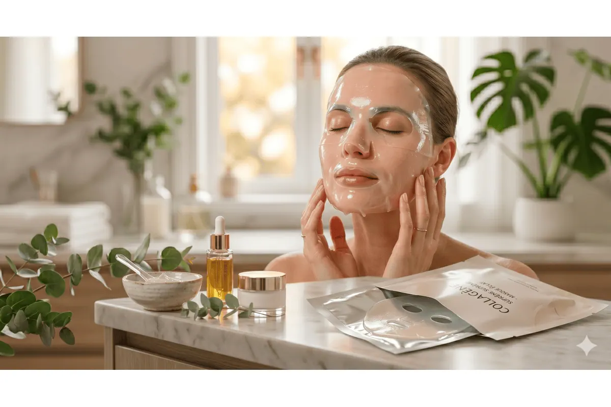 Cinq masques visage au collagène à comparer