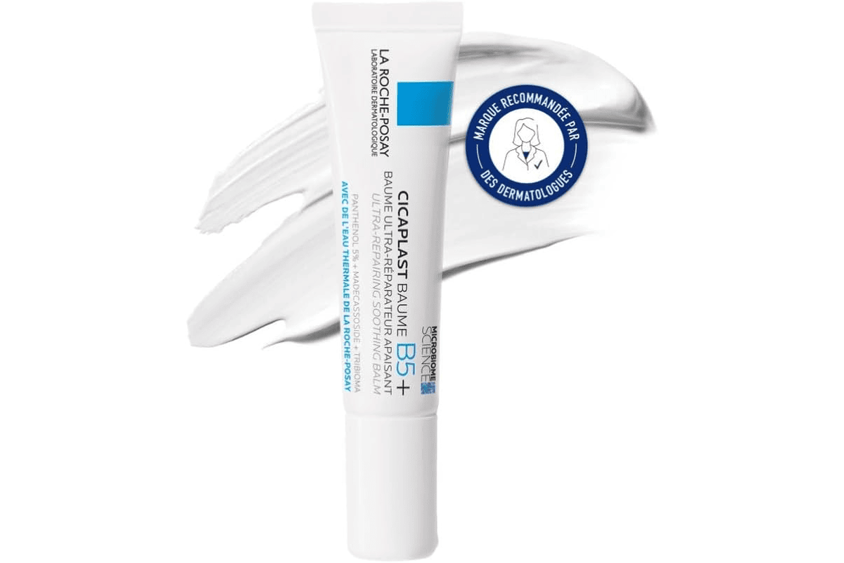 La Roche-Posay Cicaplast Baume B5+ Ultra Réparateur 15 ml peaux irritées fragilisées complexe prébiotiques panthénol madécassoside