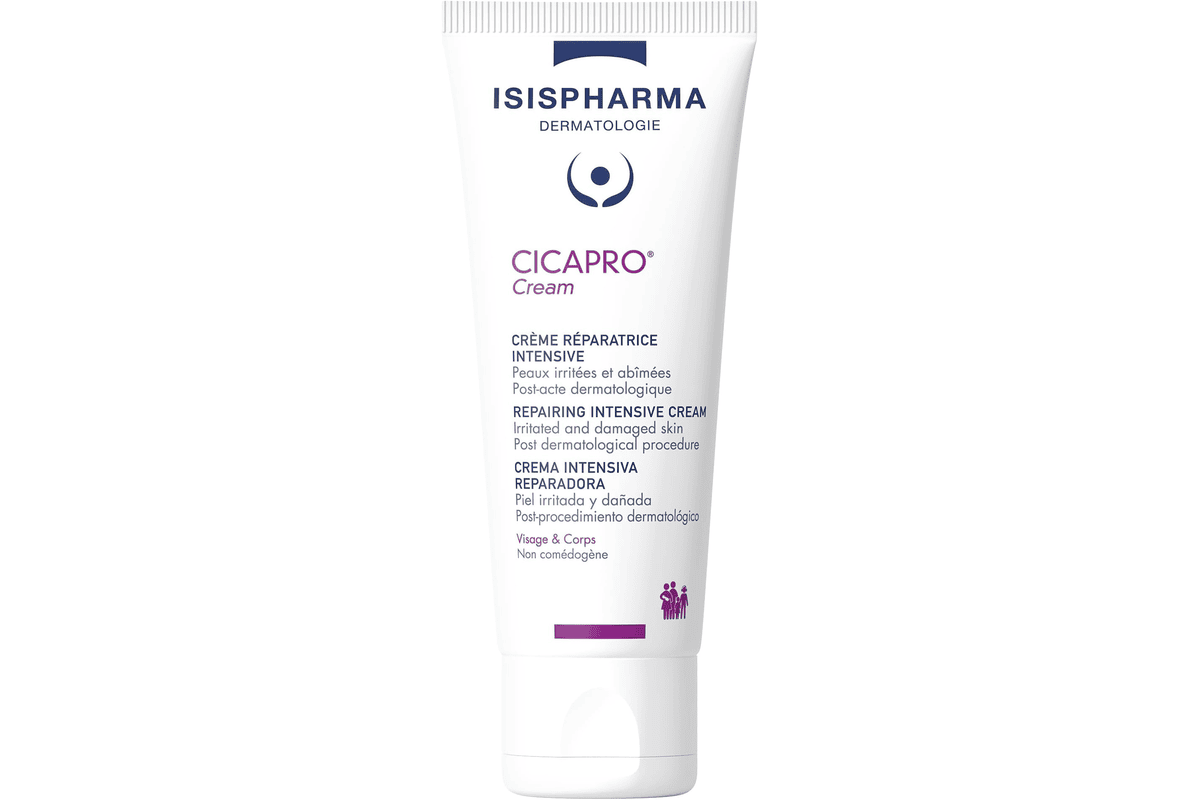 ISISPHARMA CICAPRO 40ml Crème réparatrice apaisante hydratante visage et corps peaux irritées abîmées post-acte dermatologique fabrication française