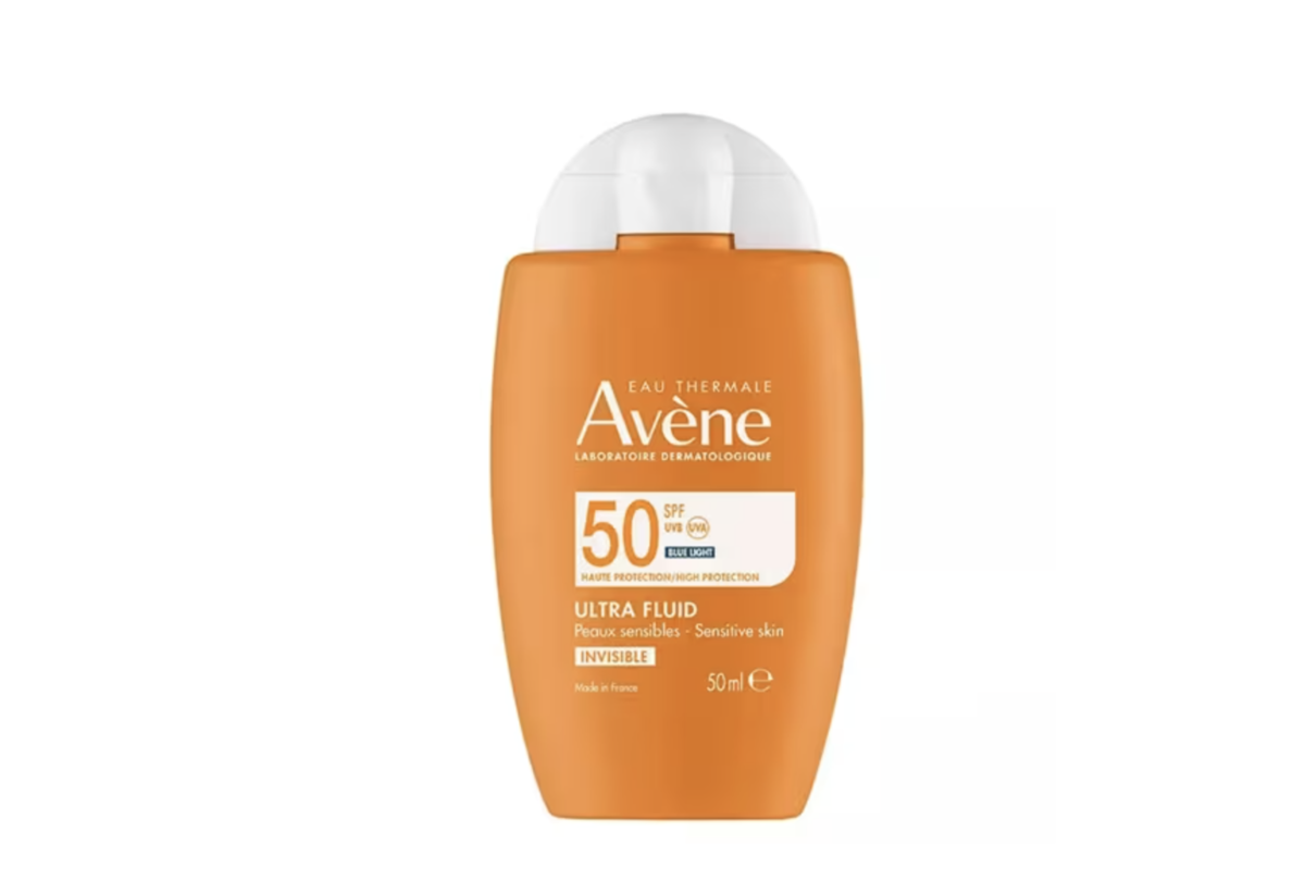 Avène Eau Thermale Solaire Ultra Fluid Invisible SPF50 peaux sensibles 50ml