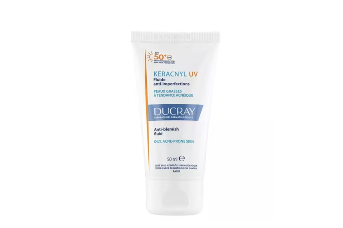 Ducray Keracnyl UV Fluide Anti-imperfections SPF50+ peaux grasses à tendance acnéique 50ml