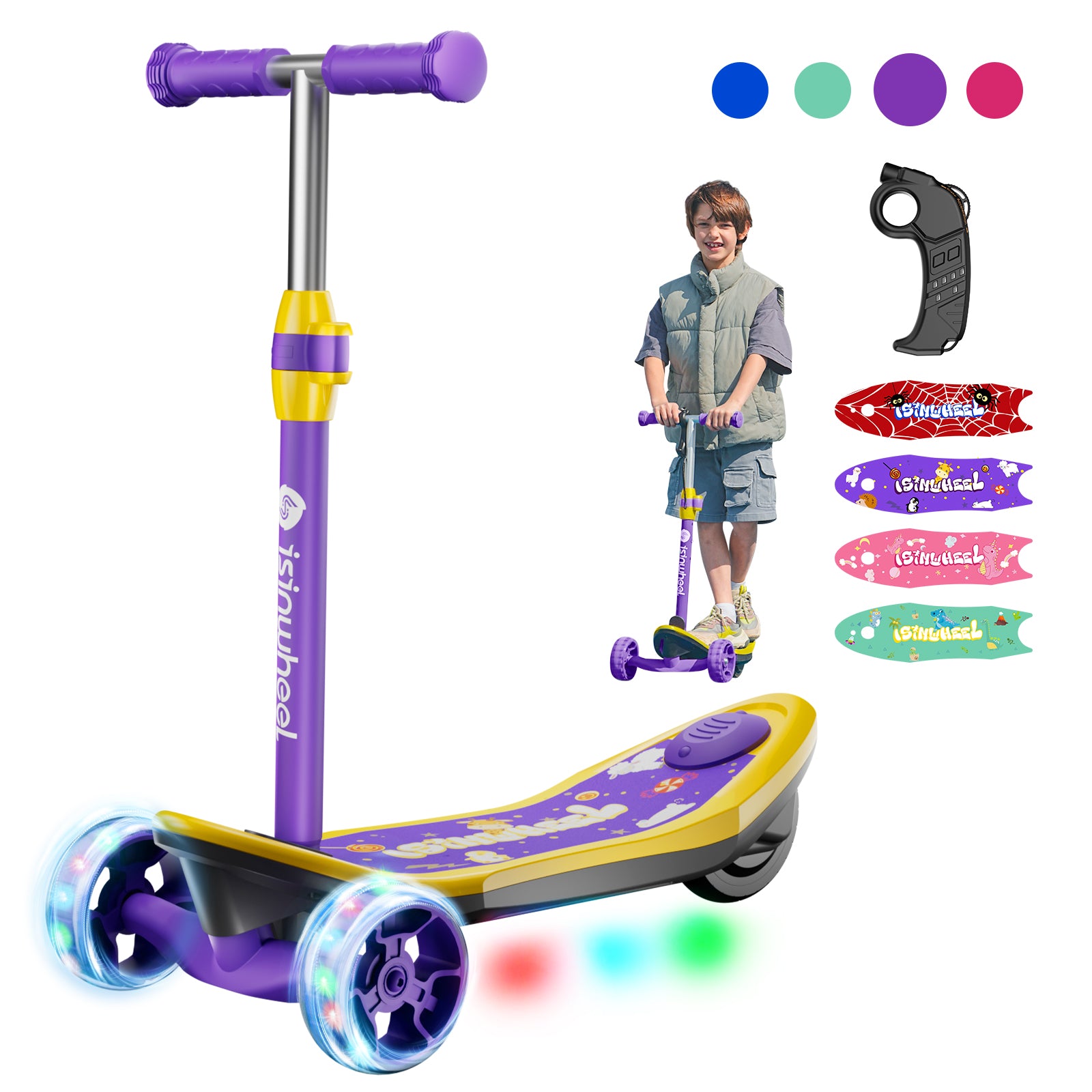 Trottinette électrique enfant Isinwheel MiniSpider 2-en-1