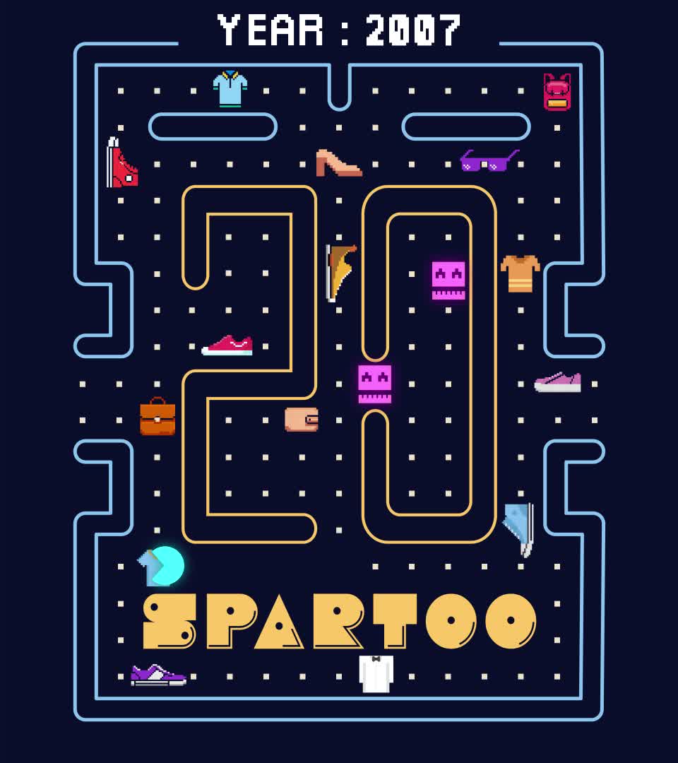 Visuel officiel du jeu concours des 20 ans de Spartoo