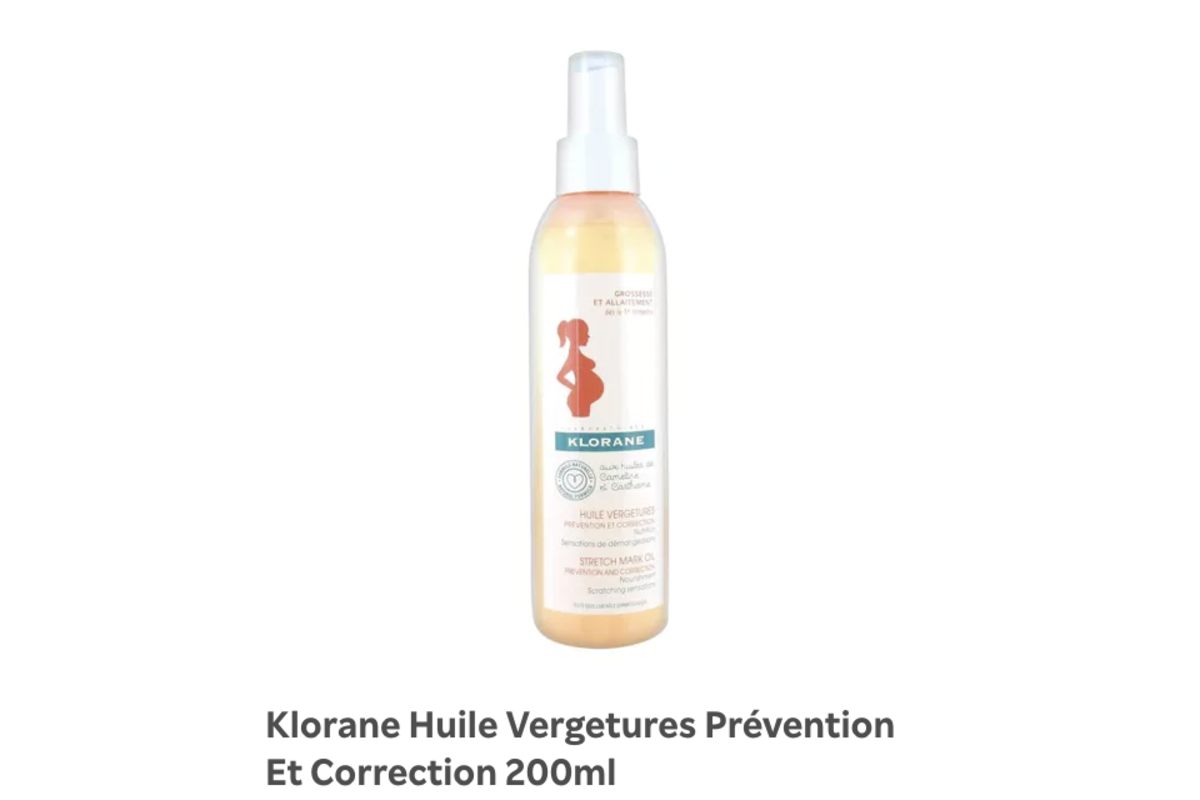 Klorane Huile Vergetures Prévention et Correction 200 ml