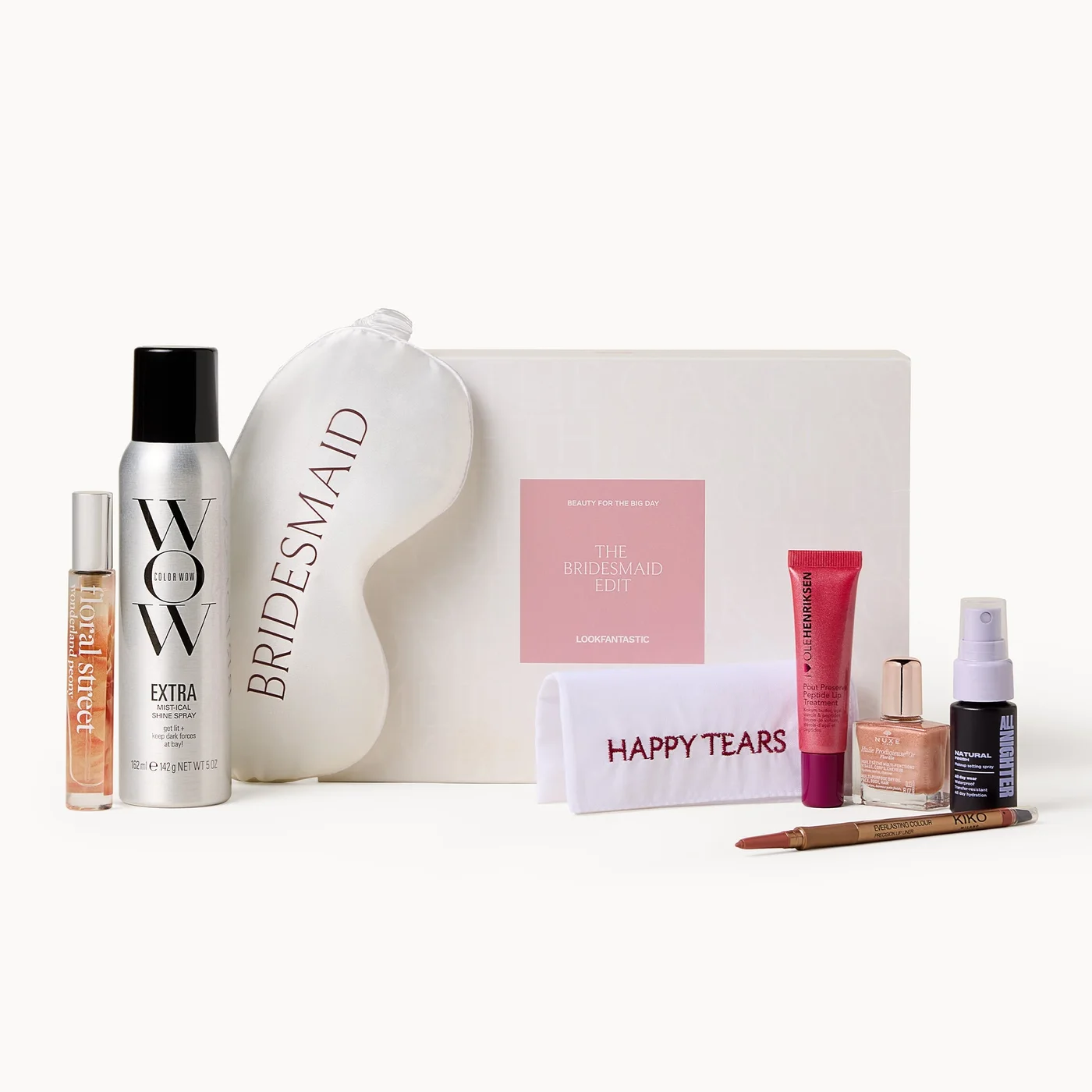 Contenu de la box beauté LOOKFANTASTIC Demoiselle d'honneur
