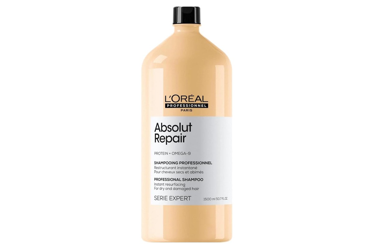 Shampooing Absolut Repair L'Oréal Professionnel Série Expert, flacon professionnel 1,5 L