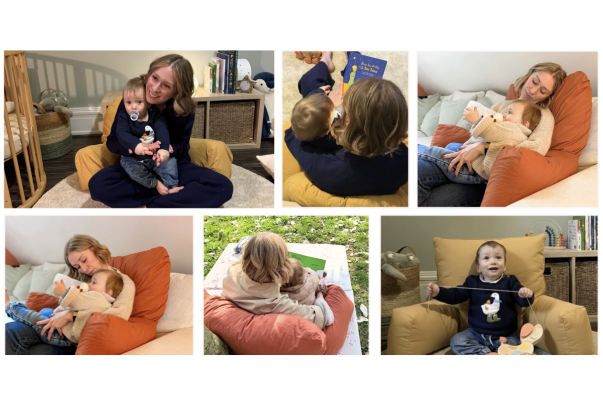 Coussin évolutif Neocome : grossesse, allaitement, éveil, détente