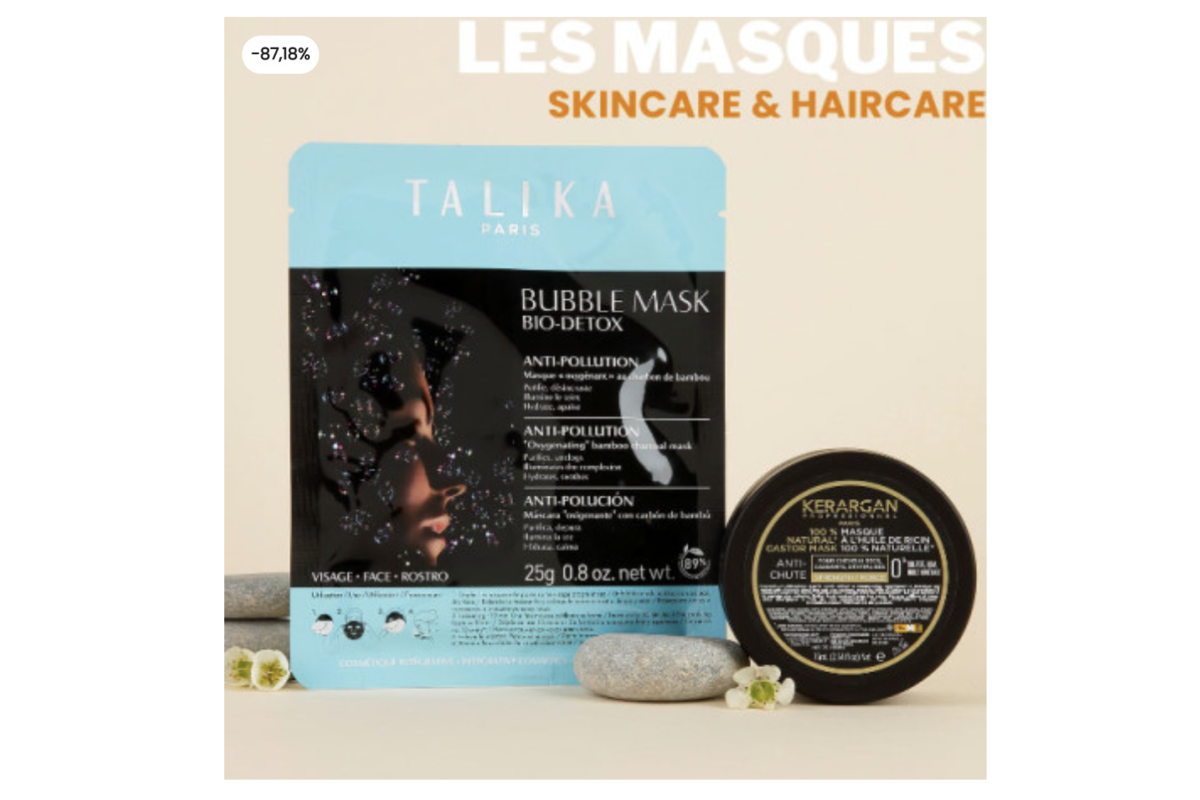 Symbiosis Exfoliant et Talika Bubble Mask