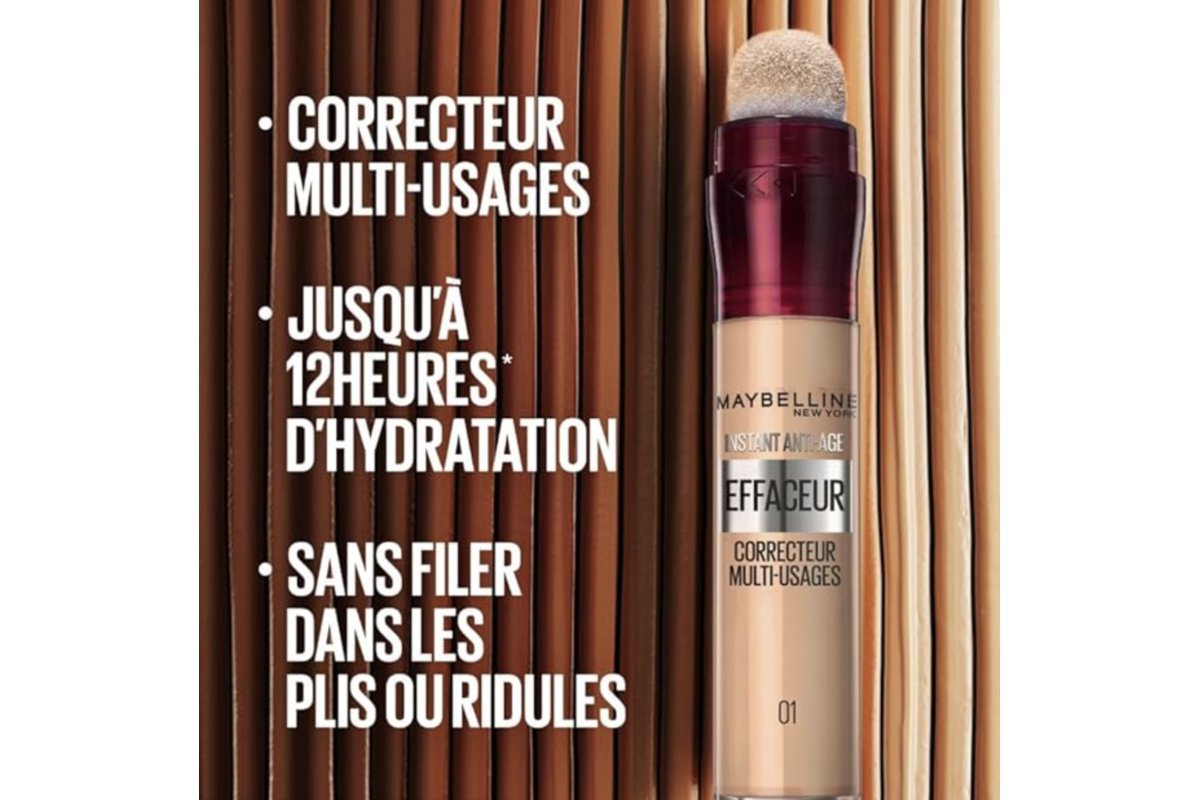Maybelline Instant Effaceur correcteur multi-usages 12h hydratation sans filer