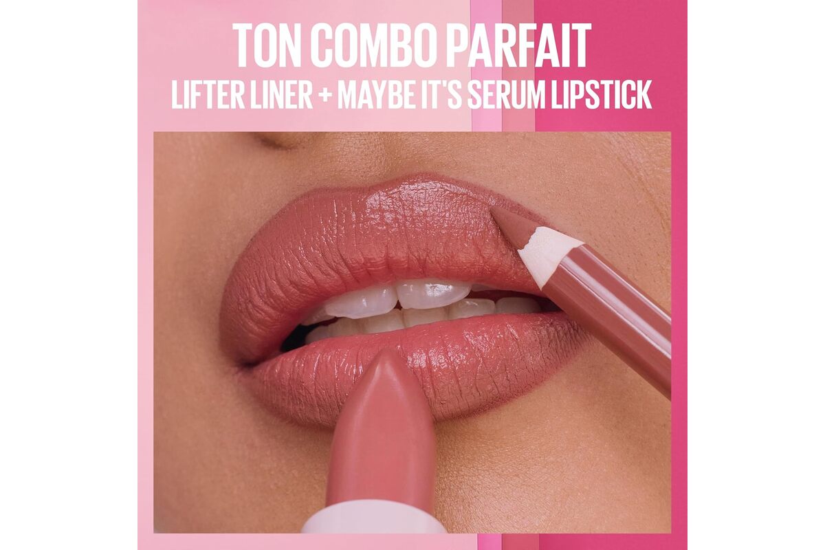 Le combo Lifter Liner + Serum Lipstick Maybelline