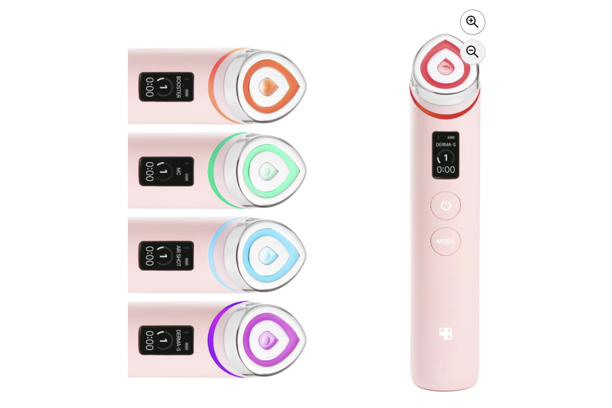 Medicube Age-R Booster Pro rose avec ses 4 modes LED et écran digital
