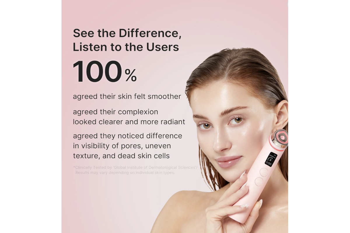 100% des utilisatrices constatent une peau plus lisse, un teint plus clair et des pores moins visibles