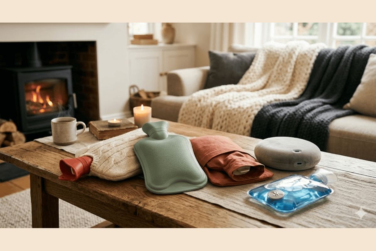 Meilleures bouillottes 2026 cocooning ambiance salon poele à bois Blumtal Homealexa graines de blé Hello Hippo bébé gel chaud froid