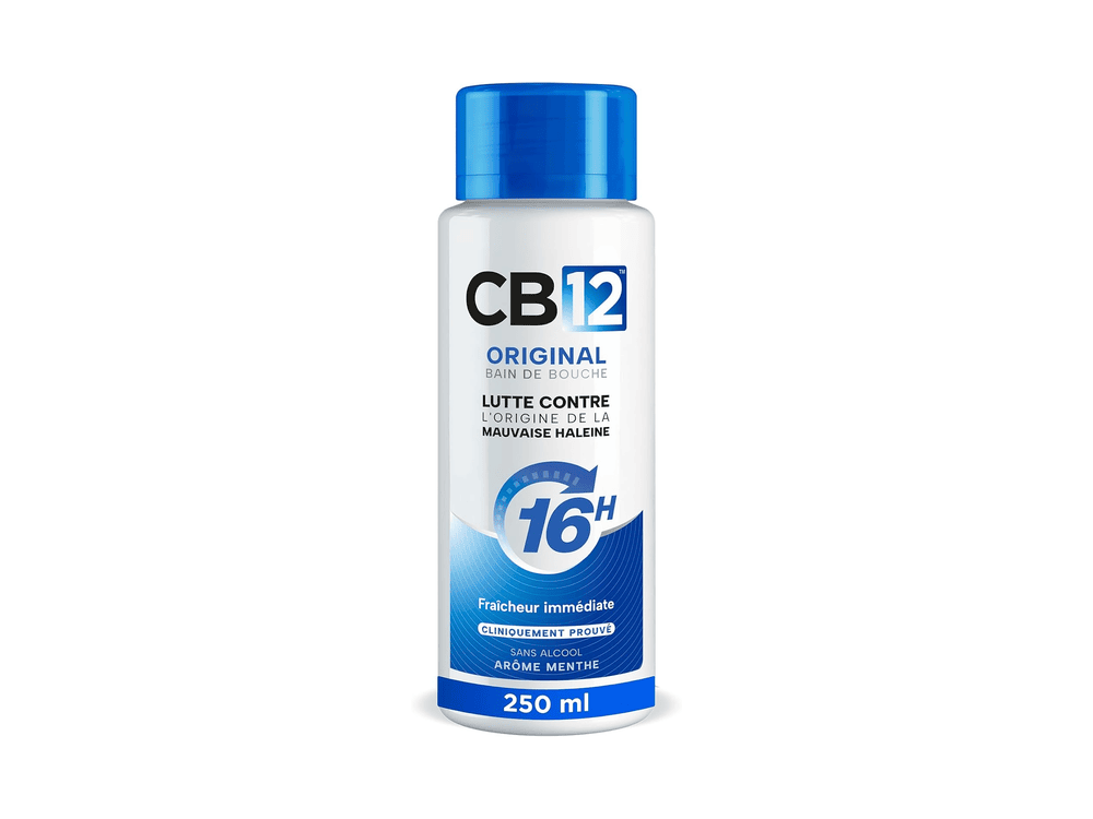 CB12 Bain de bouche sans alcool lutte contre mauvaise haleine pendant 12 heures recommandé dentistes Amazon 2026