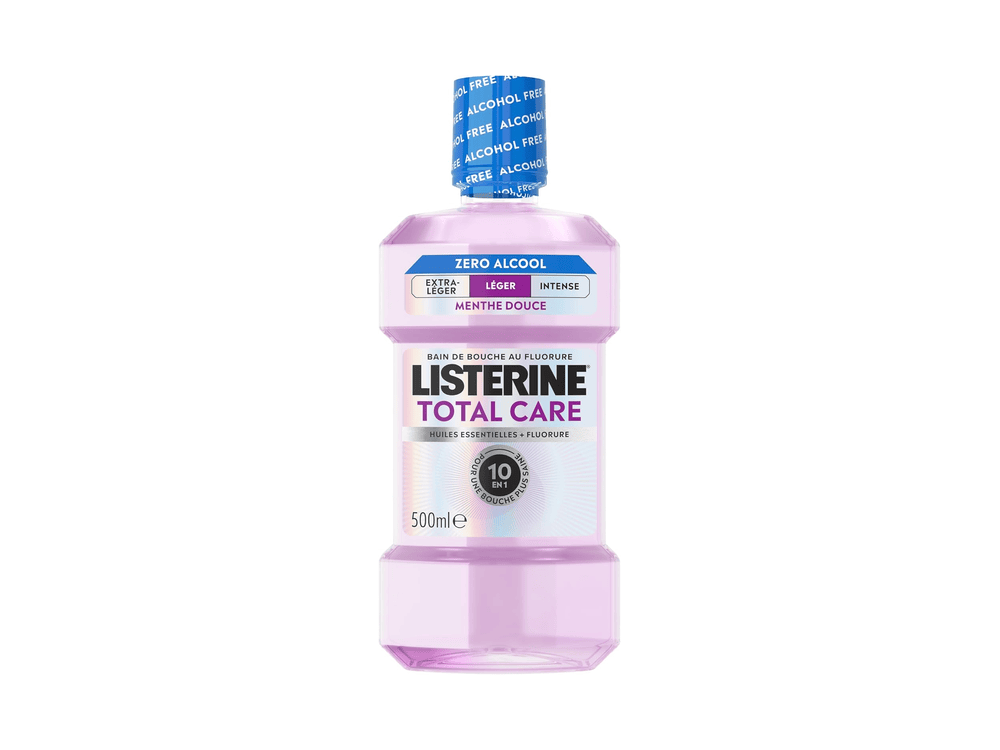 Listerine Total Care Sans Alcool bain de bouche hygiène bucco-dentaire complète 500 ml institution mondiale Amazon 2026