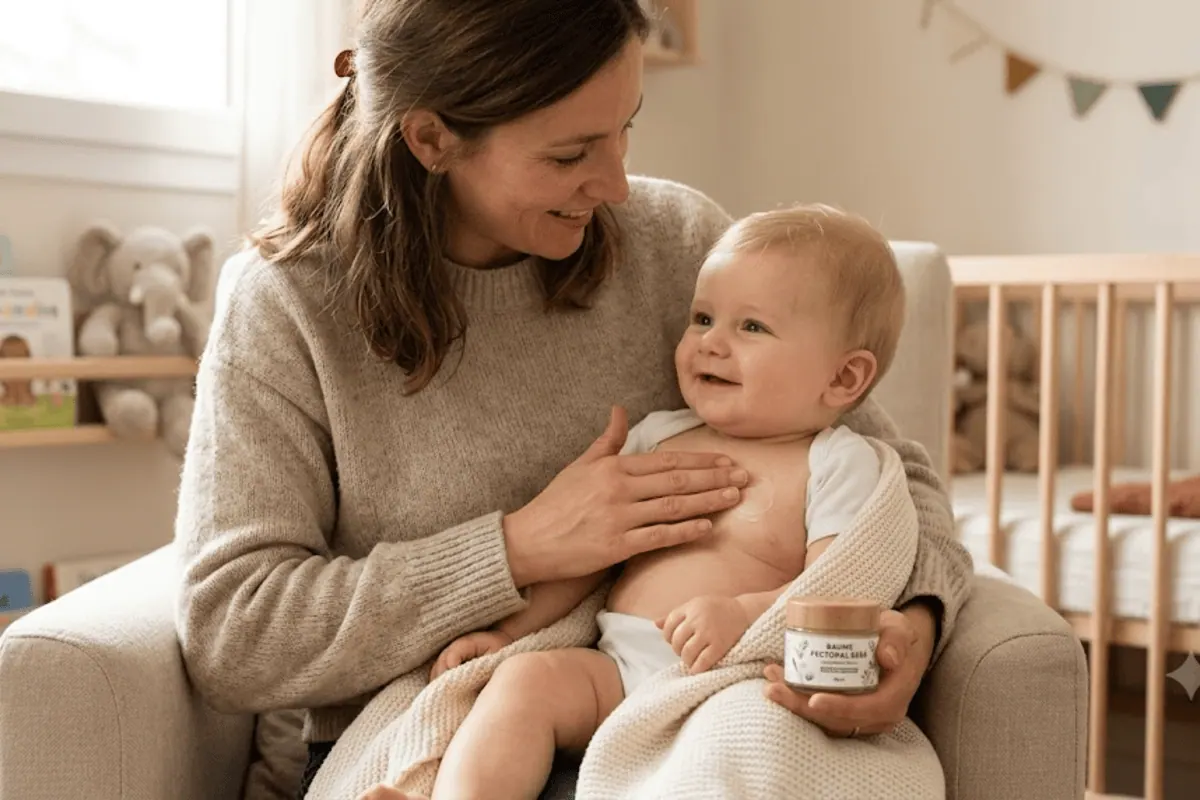 Baumes de massage pour bébé à vérifier avec précaution