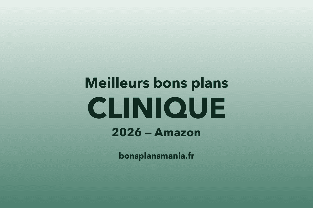 Meilleurs bons plans Clinique 2026 sélection Amazon soins visage anti-âge Smart Clinical Repair Moisture Surge Take The Day Off démaquillants Almost Lipstick maquillage For Men