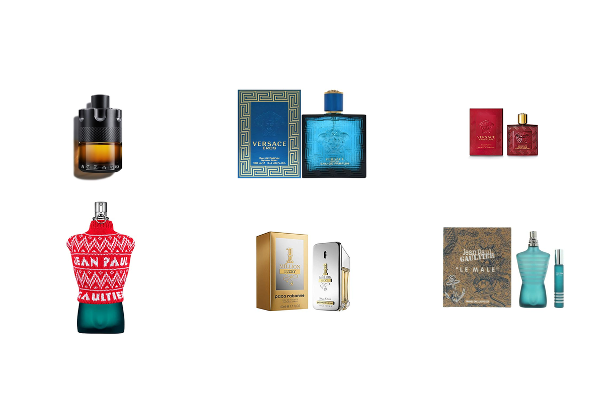 Sélection des meilleurs parfums pour hommes 2026 sur Amazon : Azzaro, Versace Eros, Le Male, 1 Million