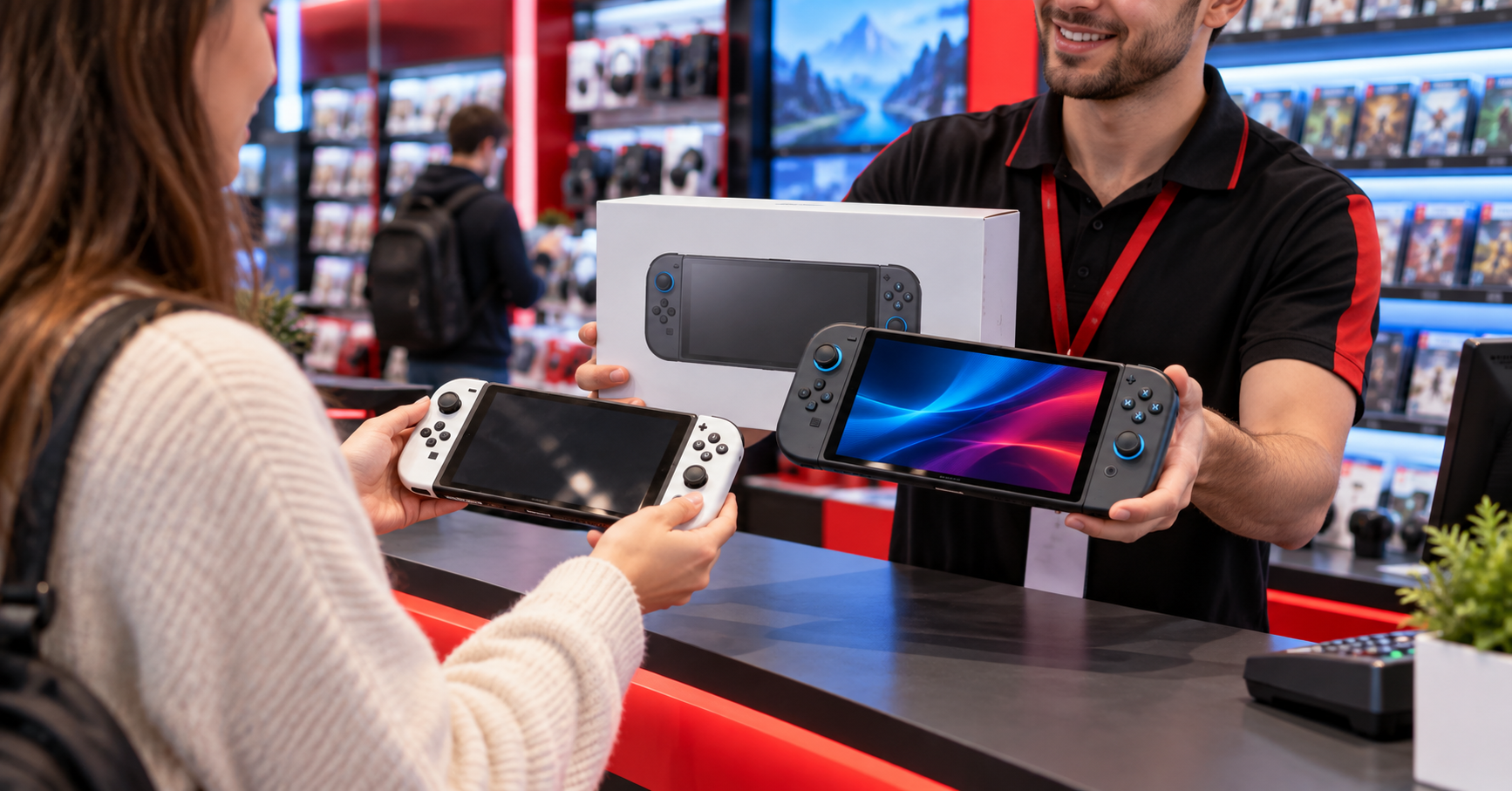 Reprise d’une ancienne console portable pour acheter une nouvelle console en magasin