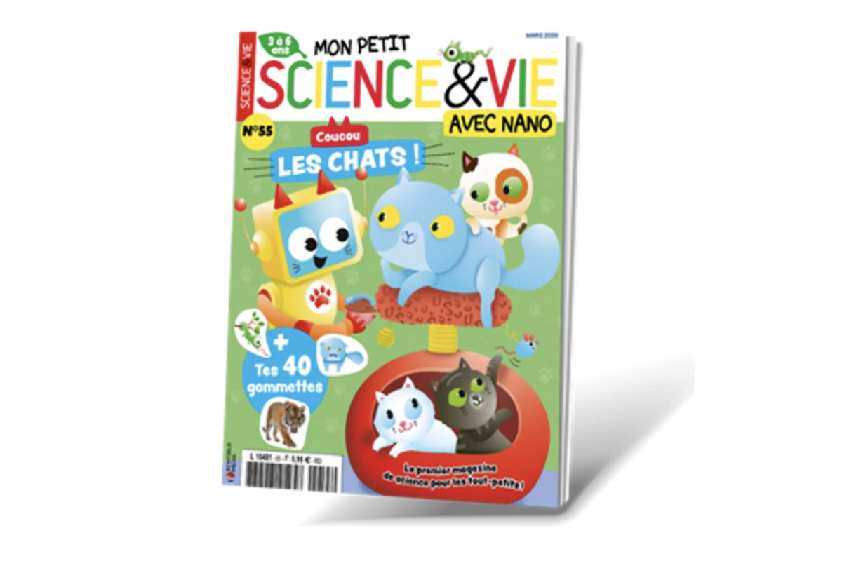 Mon Petit Science et Vie numéro gratuit Coucou les Chats avec Nano