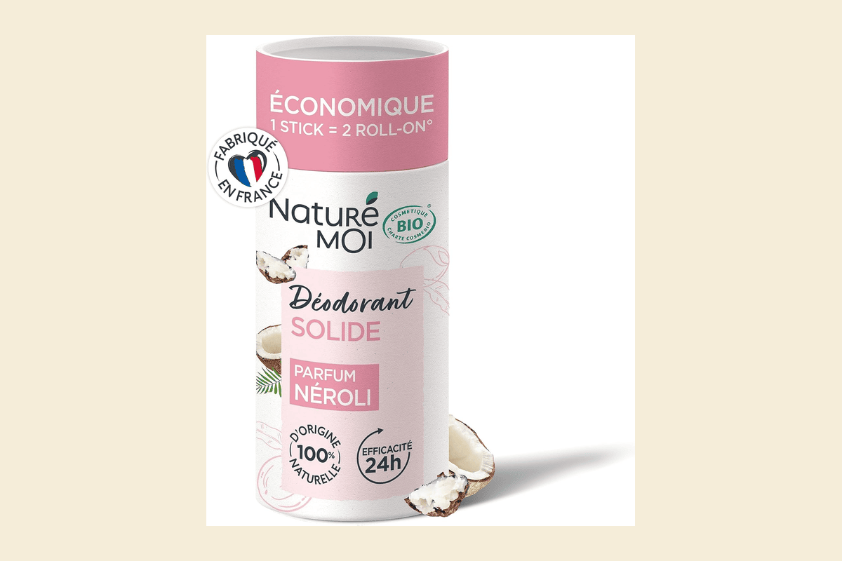Naturé Moi Déodorant Solide 30 g Coco Karité bio 24h zéro déchet