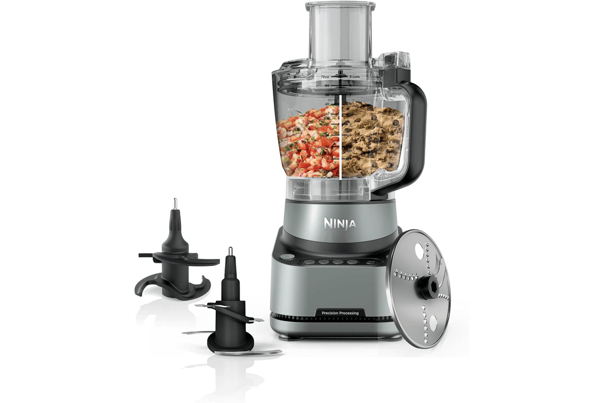 Robot culinaire Ninja PrecisionPro 2,1 L 4 programmes auto pâtes pâtisserie hachoir mixeur