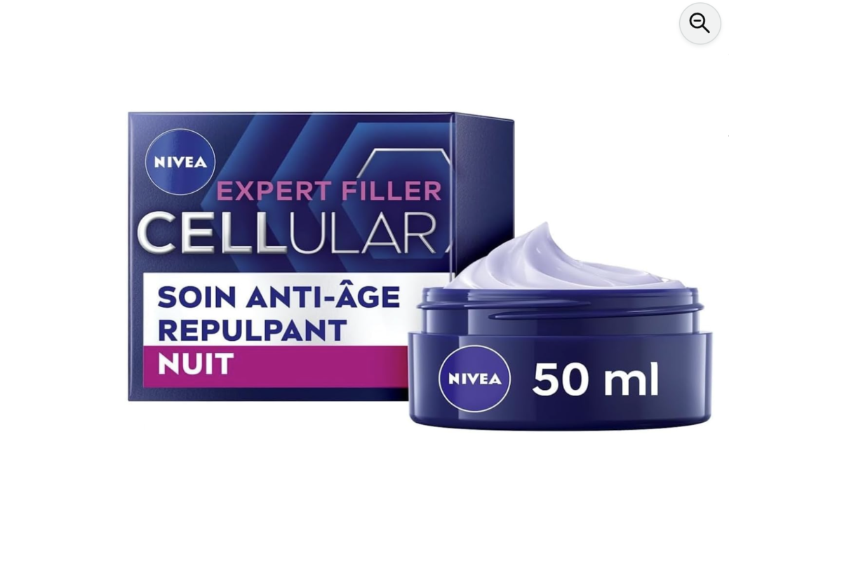 NIVEA Cellular Expert Filler Soin Anti-Âge Repulpant Nuit 50 ml avec boîte