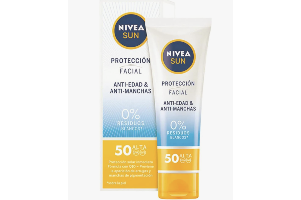 NIVEA Sun protection solaire visage SPF50 anti-taches Q10