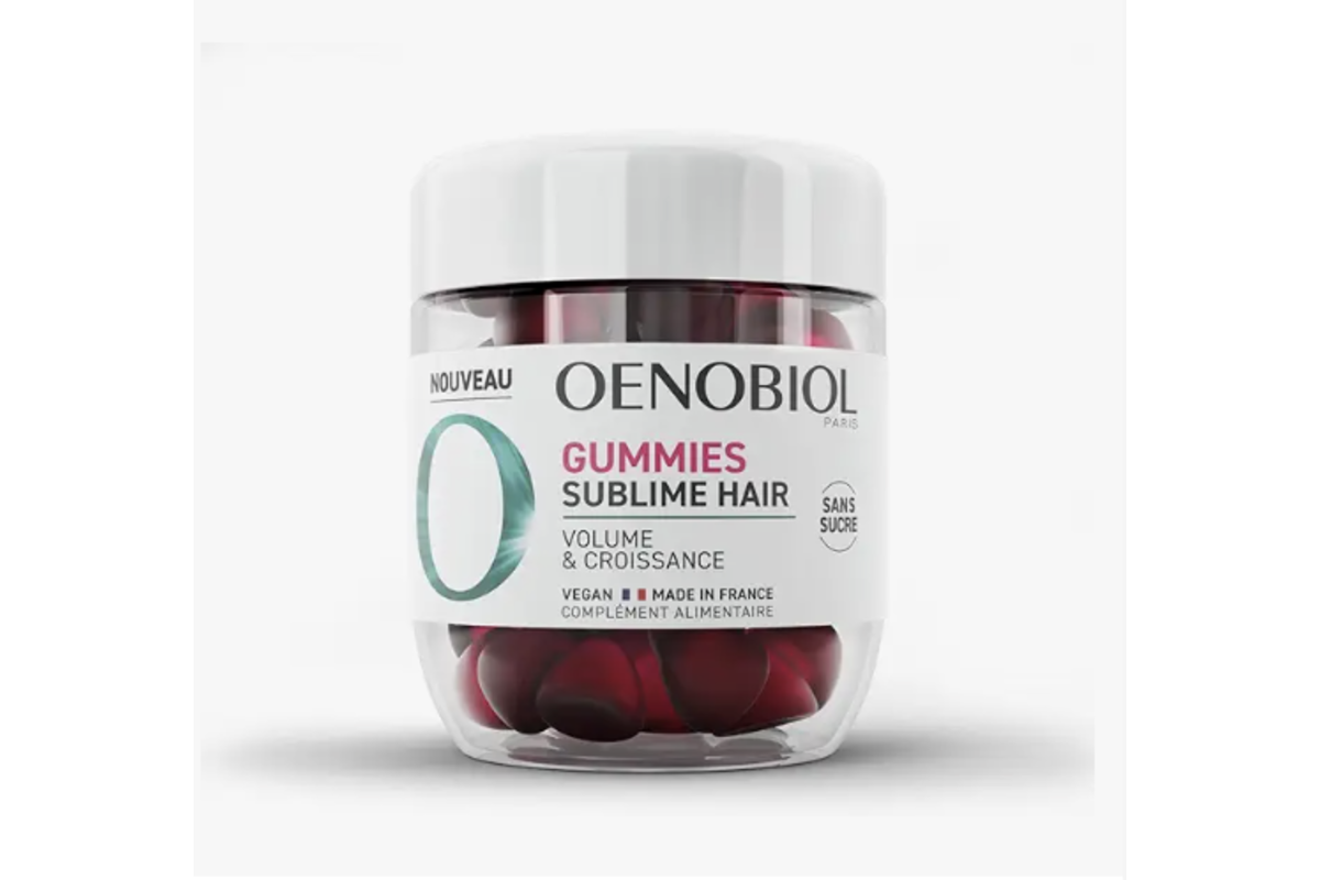 Oenobiol Sublime Hair Gummies Volume et Croissance sans sucre vegan