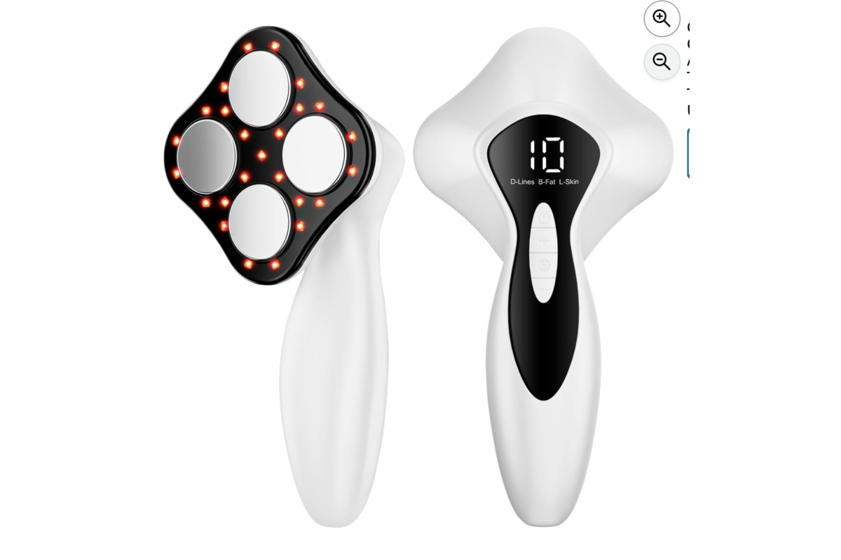 Oranmagic masseur anti-cellulite Vibra Pro 4 têtes blanc