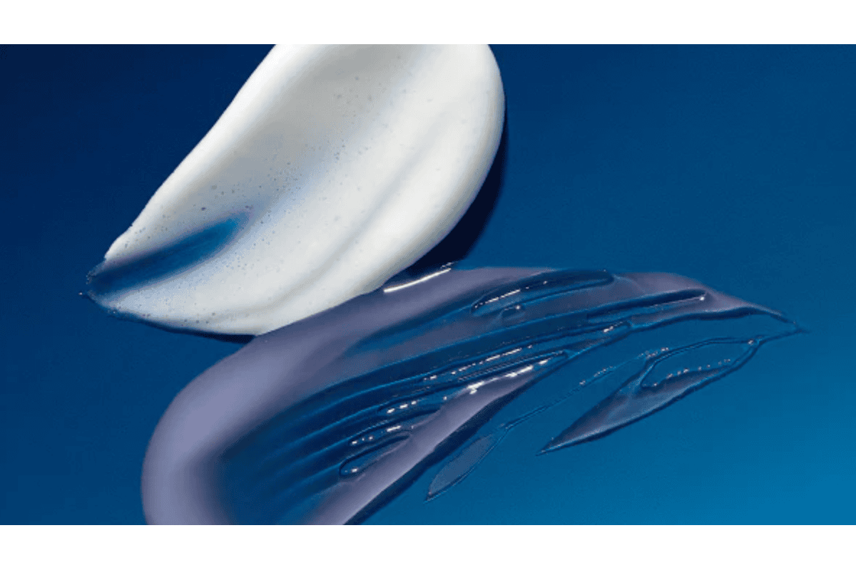 Patyka teasing soins anti-âge experts test produit gratuit longévité cutanée textures crème blanche gel bleu fond premium