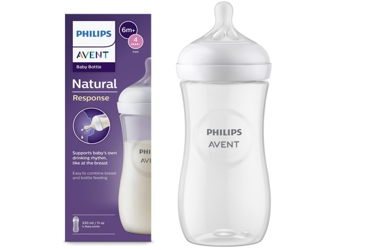 Philips Avent Biberon Natural Response 330ml sans BPA anti-coliques bébé 3 mois et plus