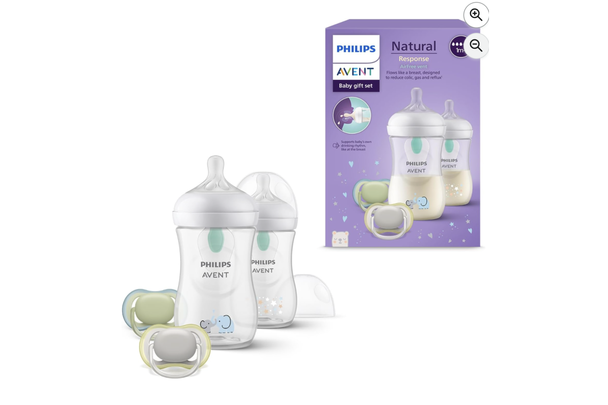 Philips Avent Kit Natural Response SCD657 avec 2 biberons 260 ml et 2 sucettes