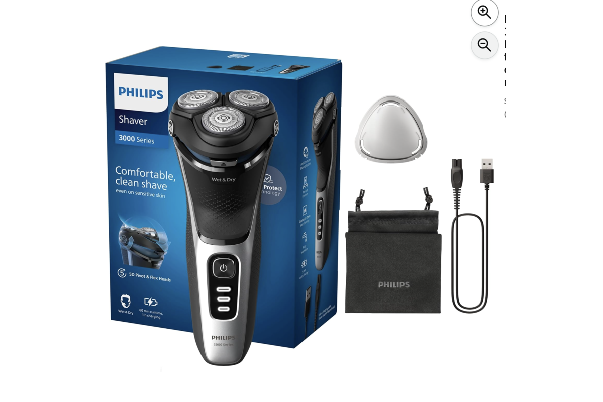 Philips Rasoir Electrique Series 3000 S3241 Wet Dry avec housse et accessoires