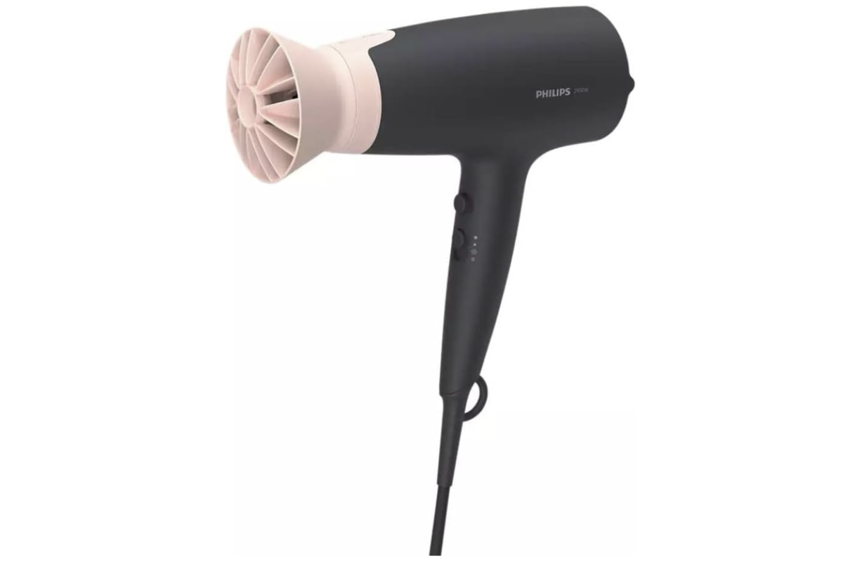 Philips seche-cheveux Series 3000 BHD350 noir avec buse coiffante