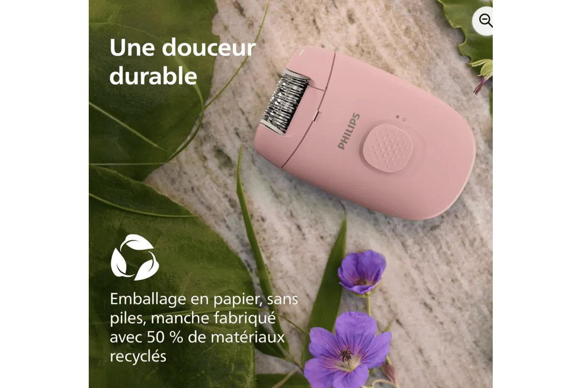 Philips Series 2000 epilateur filaire BRE229/00 noir