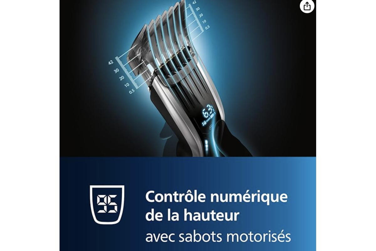 Philips Serie 9000 controle numerique hauteur sabots motorises