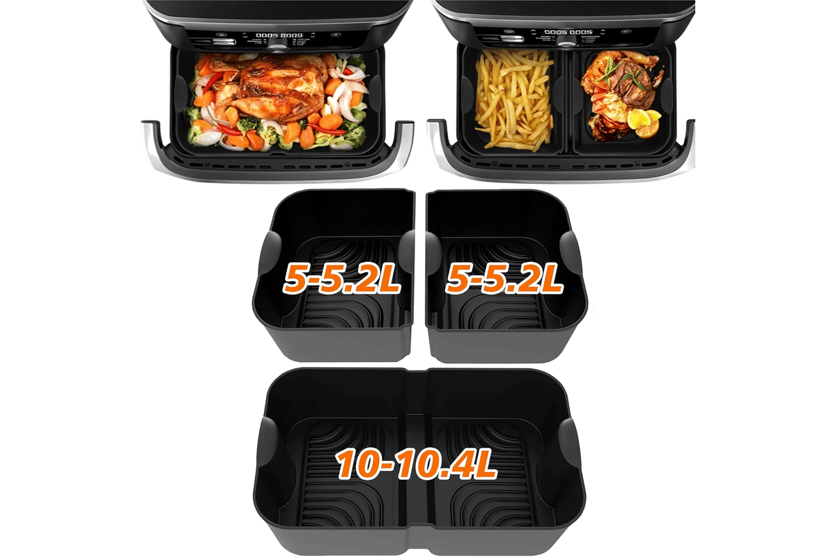 Pietuley 3 grands moules silicone Air Fryer Ninja AF500EU COSORI démoulage facile lave-vaisselle