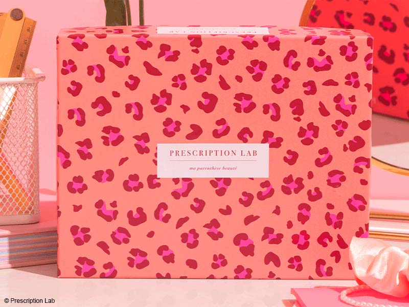 Box beauté Prescription Lab Ready to Go de septembre 2026 rose à motif léopard