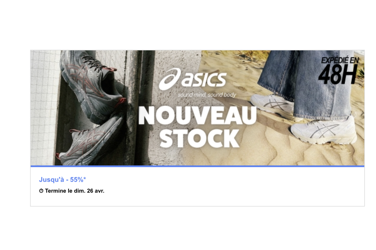 Private Sport Shop Asics nouveau stock chaussures running lifestyle