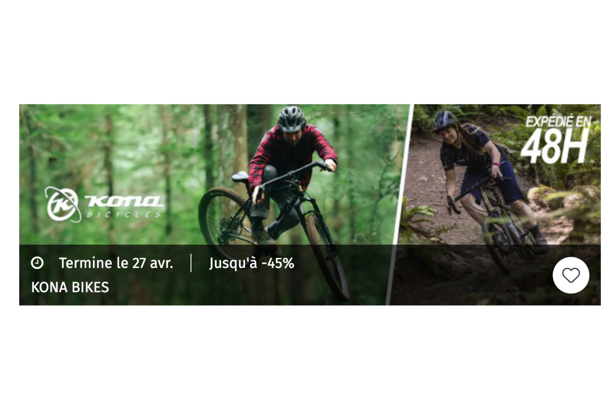 Vente privée Kona Bikes VTT