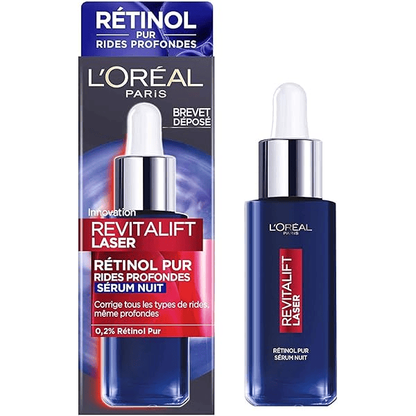 L'Oréal Paris Revitalift Laser Rétinol nuit grand public premier anti-âge