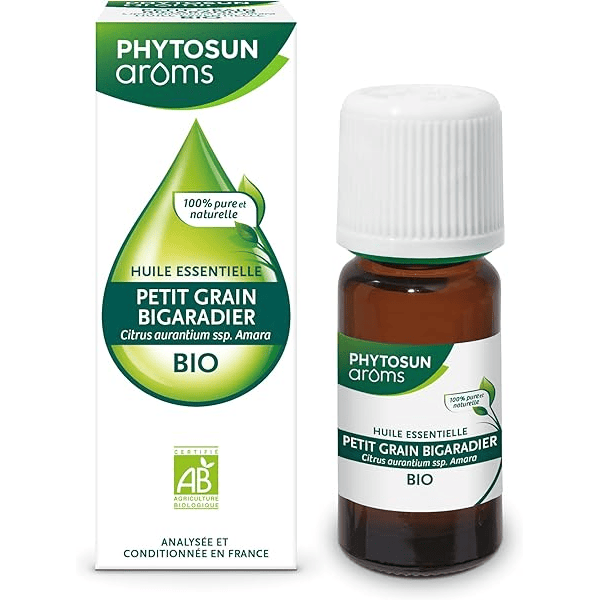 Huile essentielle petit grain bigarade bio Citrus aurantium 10ml