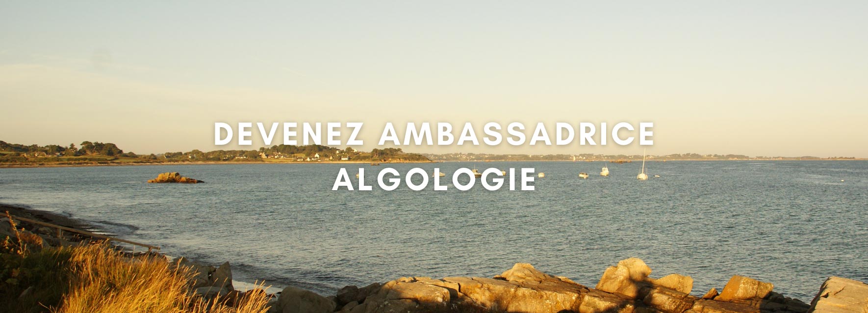 Programme ambassadrice Algologie pour tester gratuitement des soins marins à domicile
