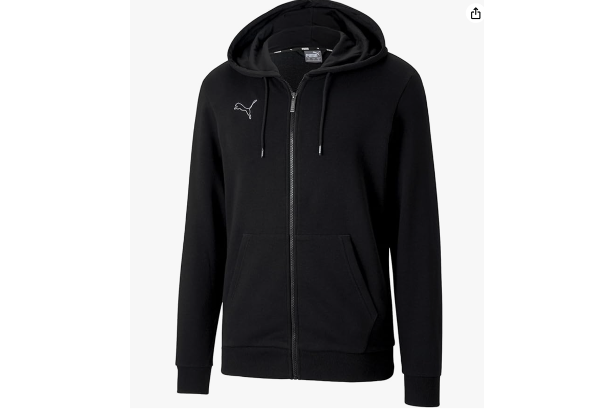 Puma Teamgoal 23 sweat a capuche noir homme