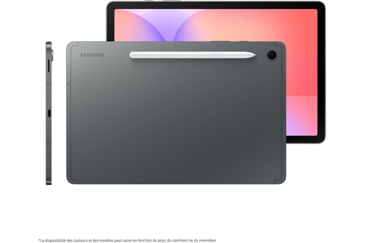 Samsung Galaxy Tab S10 Lite vue arrière avec S Pen