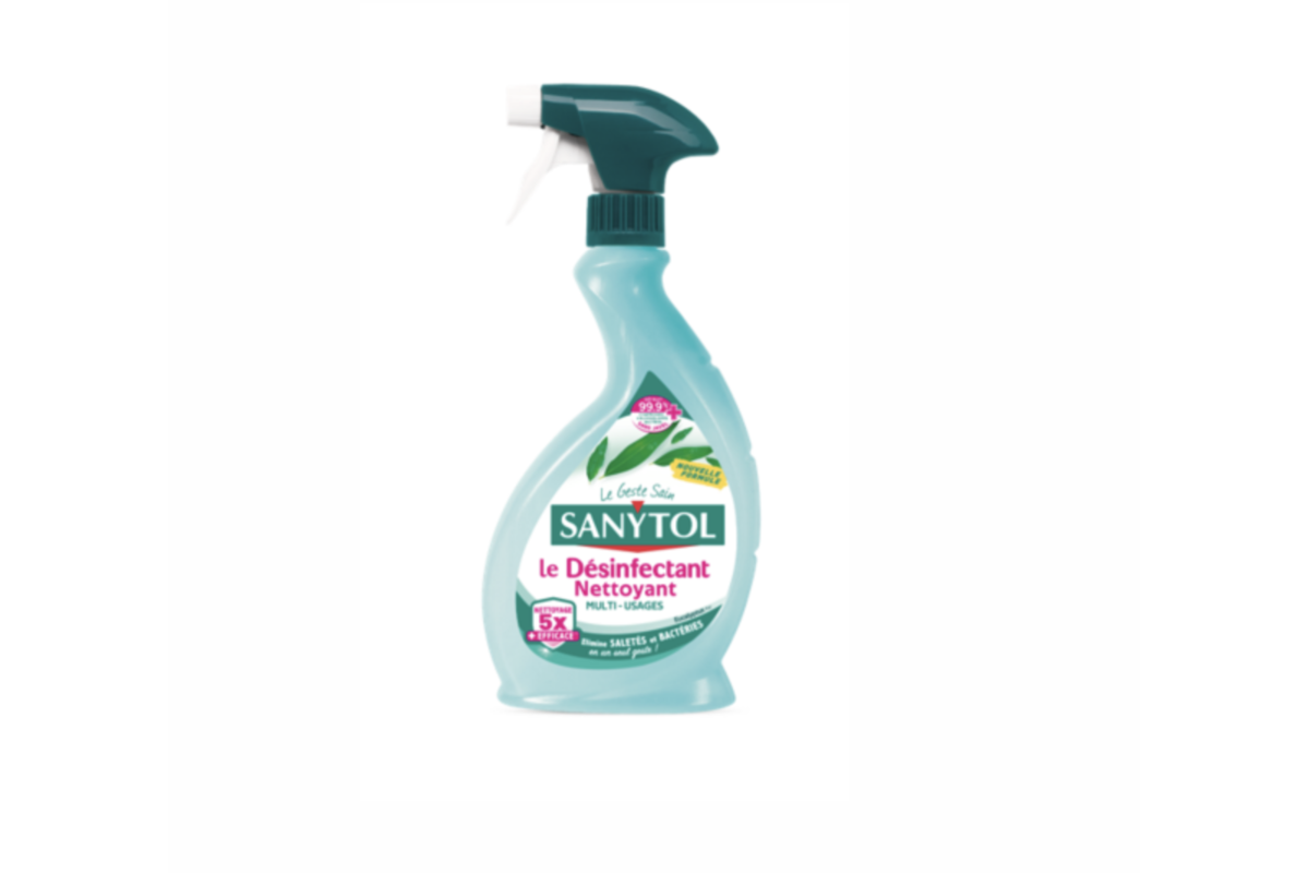 Sanytol spray desinfectant nettoyant multi-usages