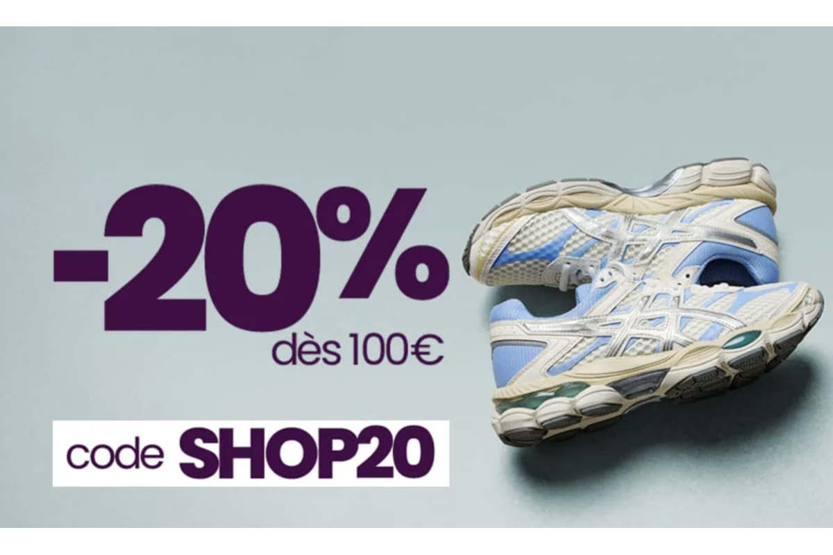 Sarenza code promo SHOP20 -20% des 100 euros sur les chaussures