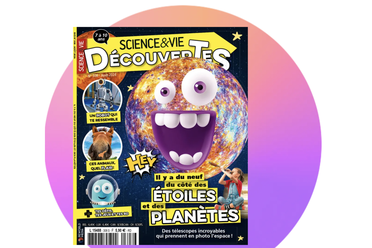 Science et Vie Découvertes numéro gratuit étoiles et planètes 7-10 ans