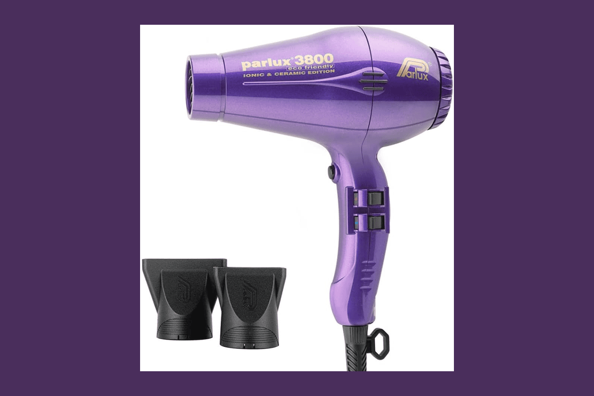 Parlux 3800 Eco sèche-cheveux professionnel moteur AC italien 2100W 380g léger durée de vie 2000 heures Made in Italy salon fiche pro